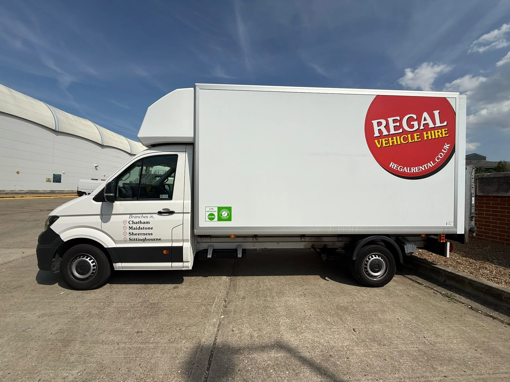 Regal Luton van available for hire in Carlisle
