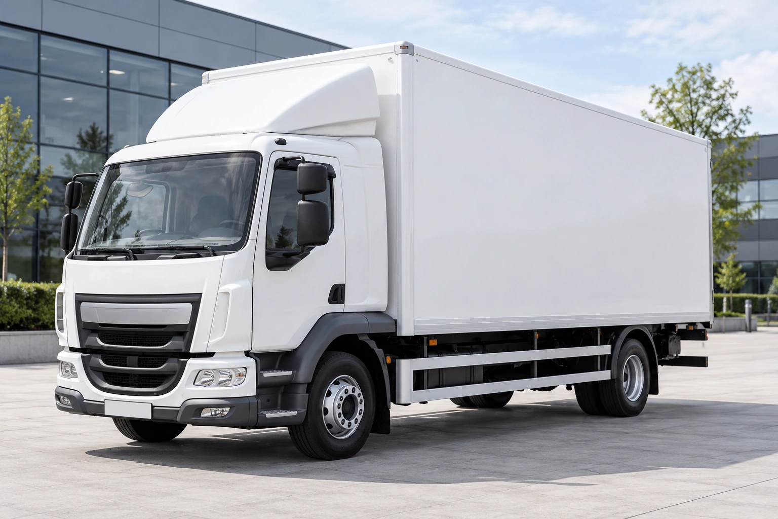 7.5-tonne box truck, AI-generated vehicle illustration
