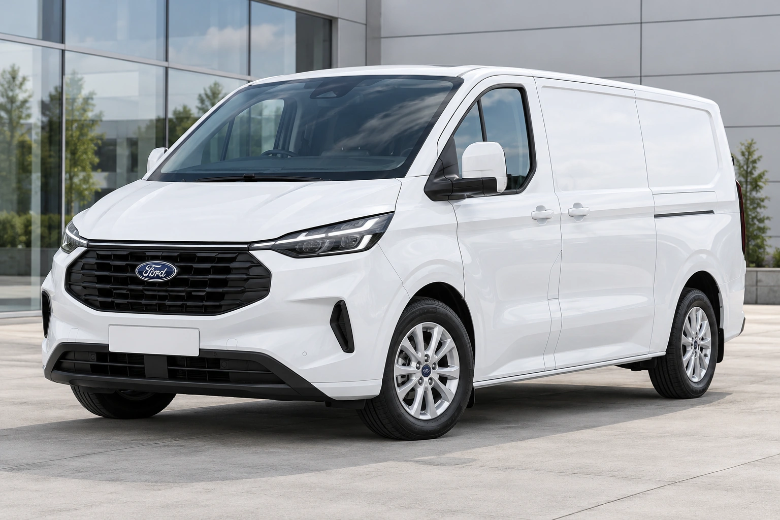 Short wheelbase van, AI-generated vehicle illustration