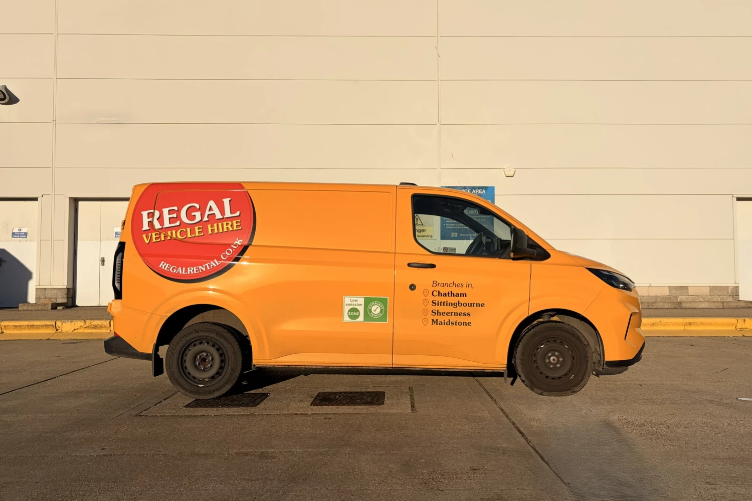 Short wheel base van hire in Carlisle from Regal Rental